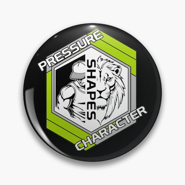 Item preview, Pressure Shapes Character Lion Strength Christian Gym designed and sold by Bezuiden.