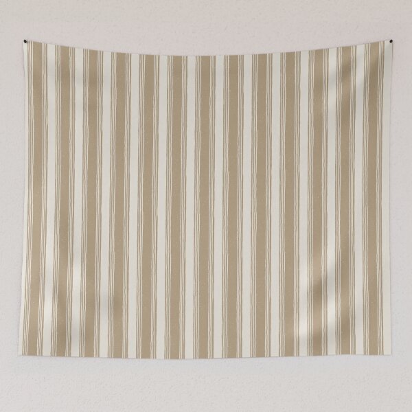 Item preview, Copy of Japandi Organic textured ticking stripe designed and sold by FrancesPoff.