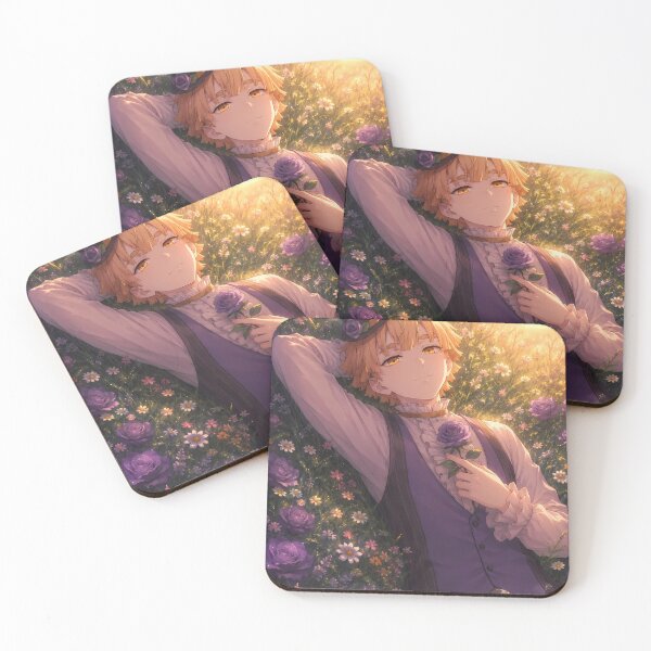 Item preview, Zenitsu Agatsuma Demon Slayer Peaceful Sunset Flowerfield designed and sold by mildaclairmo.