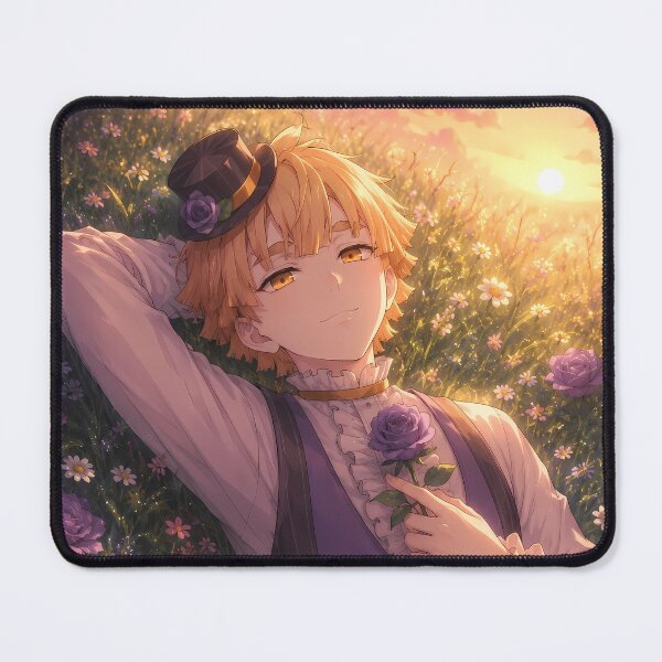 Item preview, Zenitsu Agatsuma Demon Slayer Peaceful Sunset Flowerfield designed and sold by mildaclairmo.