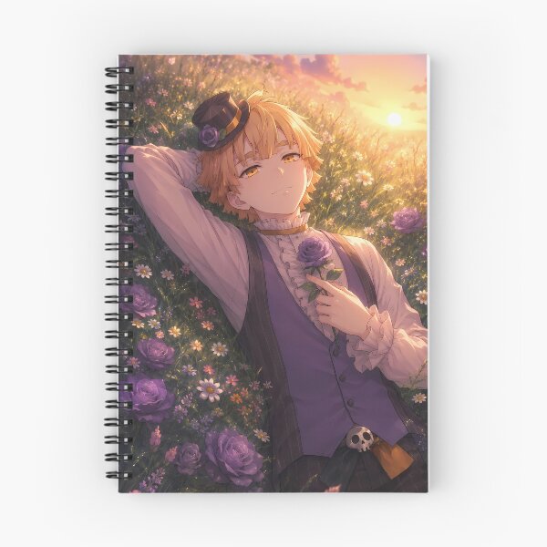 Item preview, Zenitsu Agatsuma Demon Slayer Peaceful Sunset Flowerfield designed and sold by mildaclairmo.