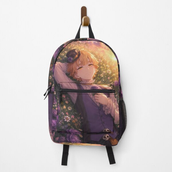Item preview, Zenitsu Agatsuma Demon Slayer Peaceful Sunset Flowerfield designed and sold by mildaclairmo.