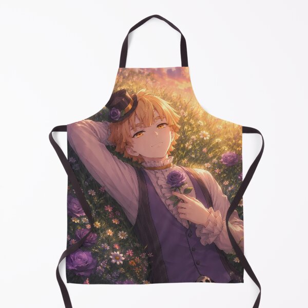 Item preview, Zenitsu Agatsuma Demon Slayer Peaceful Sunset Flowerfield designed and sold by mildaclairmo.