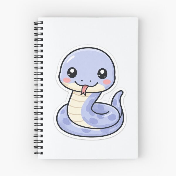 Item preview, Cute Kawaii Purple Lavender Snake Sticker | Anime Style Chibi Reptile Art | Gift for Reptile Lovers designed and sold by Chipkooo.