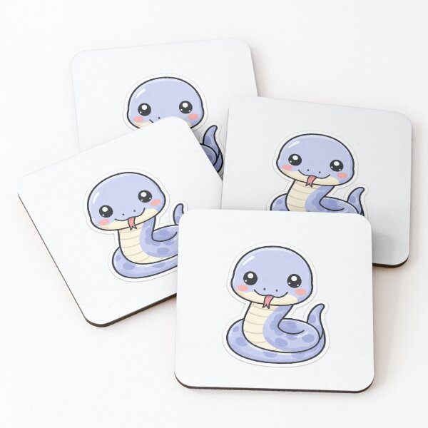 Item preview, Cute Kawaii Purple Lavender Snake Sticker | Anime Style Chibi Reptile Art | Gift for Reptile Lovers designed and sold by Chipkooo.