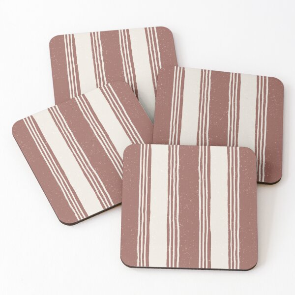 Item preview, Copy of Japandi Organic textured ticking stripe designed and sold by FrancesPoff.