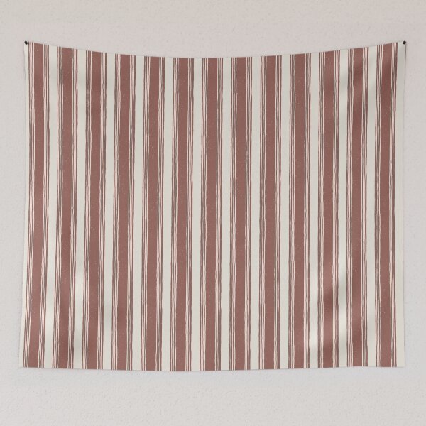 Item preview, Copy of Japandi Organic textured ticking stripe designed and sold by FrancesPoff.