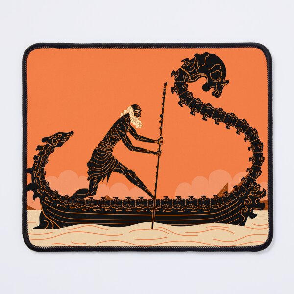 Item preview, charon ferrying souls across the underworld designed and sold by matintheworld ( delcarmat ).
