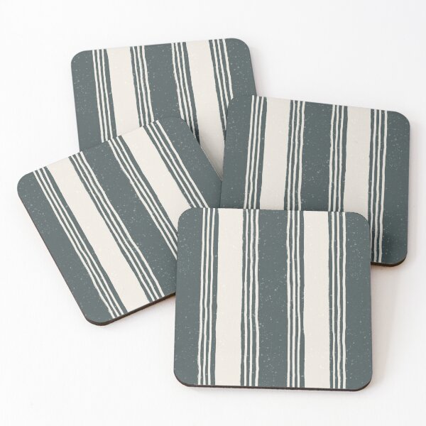 Item preview, Copy of Japandi Organic textured ticking stripe designed and sold by FrancesPoff.