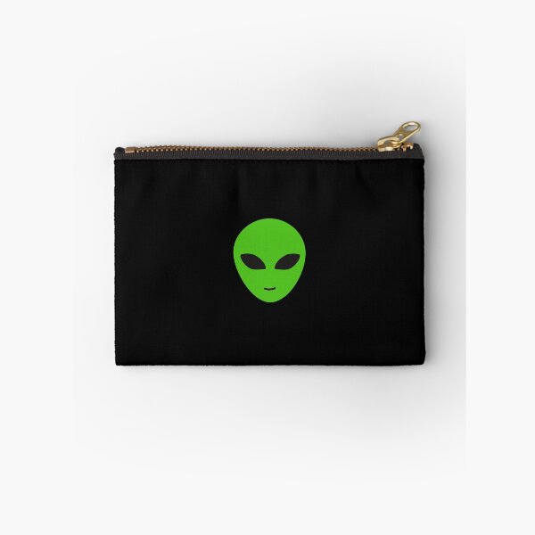 Item preview, Neon Green Alien Black Eyes Mouth Sticker Sci Fi  designed and sold by Rolographics1.