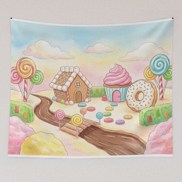 Item preview, Cute Ghost Sweet Candy Village  designed and sold by Softie Sticker Studio.