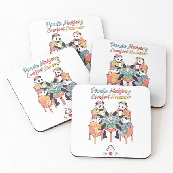 Item preview, Panda Mahjong Comfort Summer designed and sold by Whimsy Trail Co.