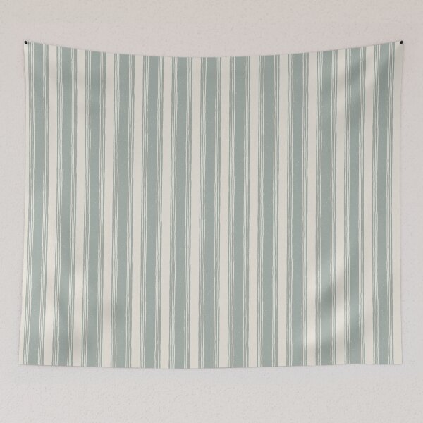 Item preview, Copy of Japandi Organic textured ticking stripe designed and sold by FrancesPoff.