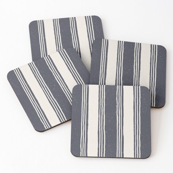 Item preview, Copy of Japandi Organic textured ticking stripe designed and sold by FrancesPoff.