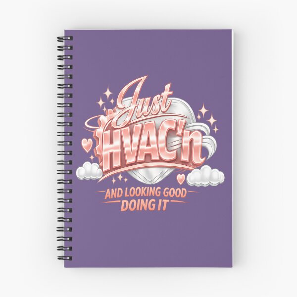 Item preview, Just HVAC’n and Looking Good Doing It - Rose Gold Metallic Script Design for Women in HVAC designed and sold by FrozenHeat97.