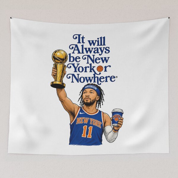 Item preview, Jalen Brunson - It Will Always Be New York Or Nowhere designed and sold by Har-vee.