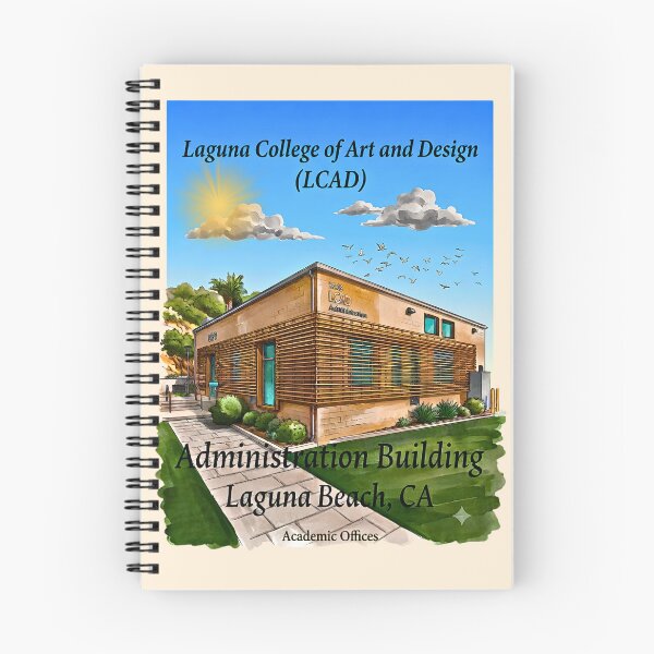 Item preview, Laguna College of Art and Design Administration Building Architectural Sketch designed and sold by EvergreenPark - Tee Studio.