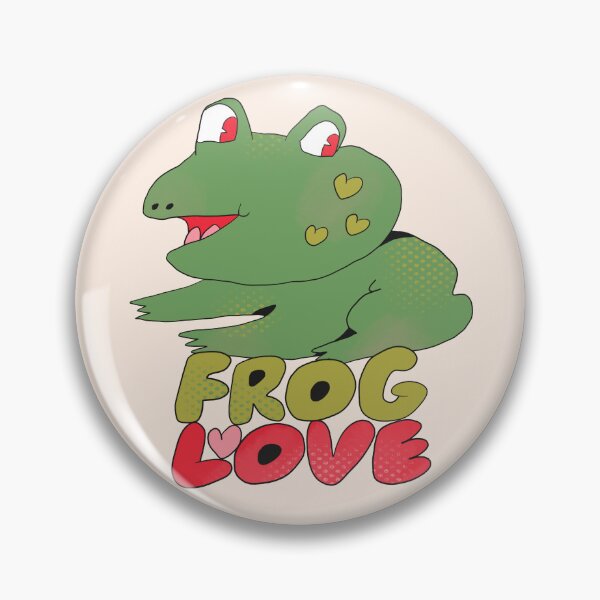 Item preview, Frog Love (Red) designed and sold by yellowflowerhut.