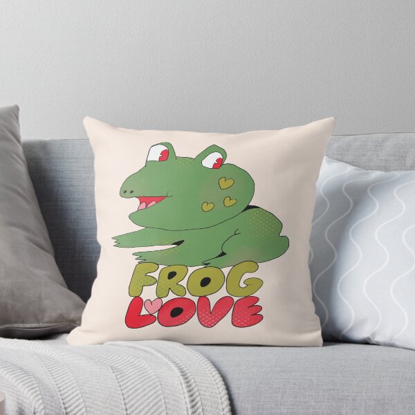 Item preview, Frog Love (Red) designed and sold by yellowflowerhut.