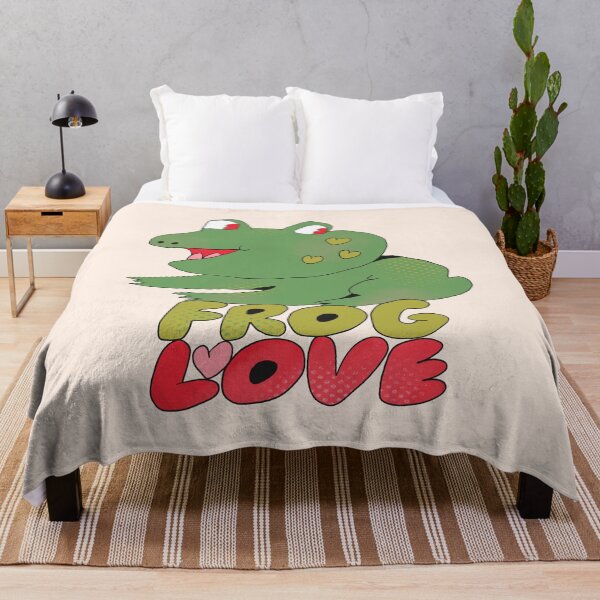 Item preview, Frog Love (Red) designed and sold by yellowflowerhut.