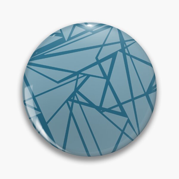Item preview, Geometric pattern abstract retro blue designed and sold by fuzzyfox.