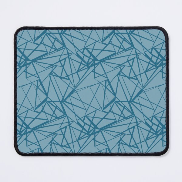 Item preview, Geometric pattern abstract retro blue designed and sold by fuzzyfox.