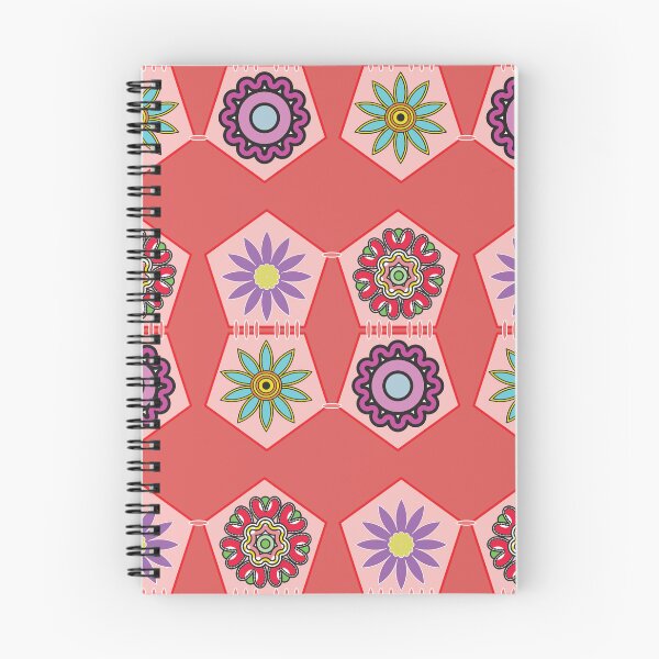 Item preview, Colorful Floral Hexagon Seamless Pattern Background  designed and sold by ChaReePat.
