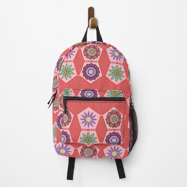 Item preview, Colorful Floral Hexagon Seamless Pattern Background  designed and sold by ChaReePat.