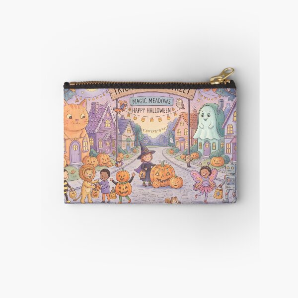 Item preview, Trick or Treat Village Street Magic Meadows Happy Halloween designed and sold by Softie Sticker Studio.