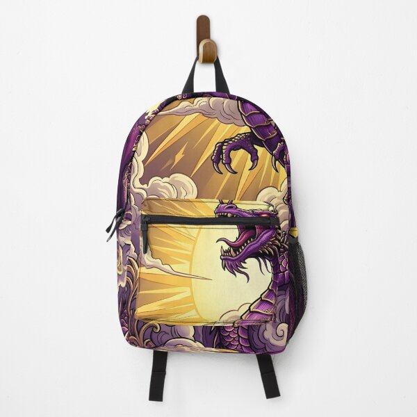 Item preview, Celestial Purple Dragon – Majestic Mythical Fantasy Dragon Art designed and sold by DragonSerpent Ink.