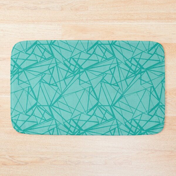 Item preview, Geometric pattern abstract retro turquoise designed and sold by fuzzyfox.