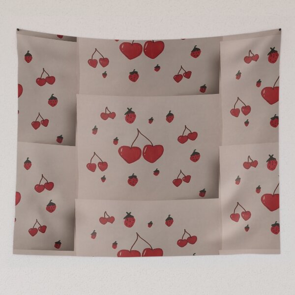 Item preview, cute cherry and strawberry designed and sold by pawfect521.