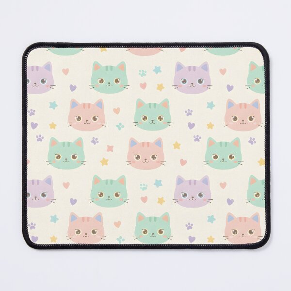 Item preview, Cute Pastel Cat Pattern Throw Blanket designed and sold by FestivityFinds.