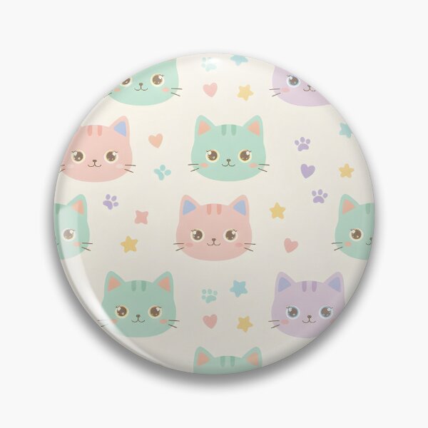 Item preview, Cute Pastel Cat Pattern Throw Blanket designed and sold by FestivityFinds.