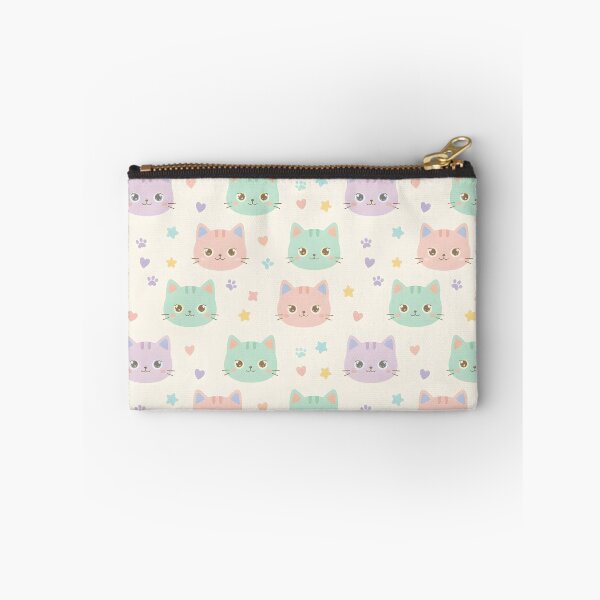 Item preview, Cute Pastel Cat Pattern Throw Blanket designed and sold by FestivityFinds.