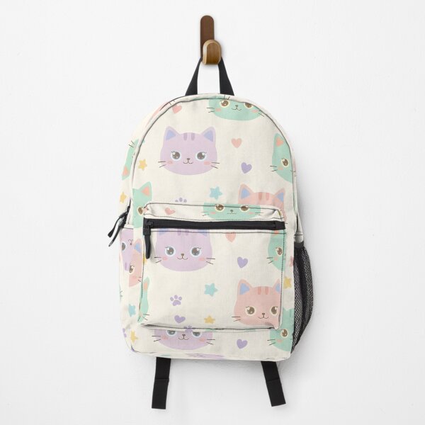 Item preview, Cute Pastel Cat Pattern Throw Blanket designed and sold by FestivityFinds.