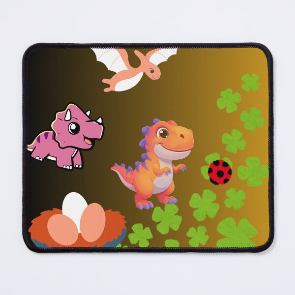 Item preview, Cute Dinosaur Sticker Pack | Kawaii Dino, Pterodactyl, Dino Eggs & Nature Clipart designed and sold by Emanartstudio14.