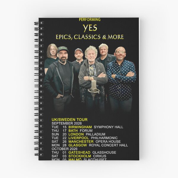 Item preview, entire band perform british classic and epic yes designed and sold by TeeHaven-Art.