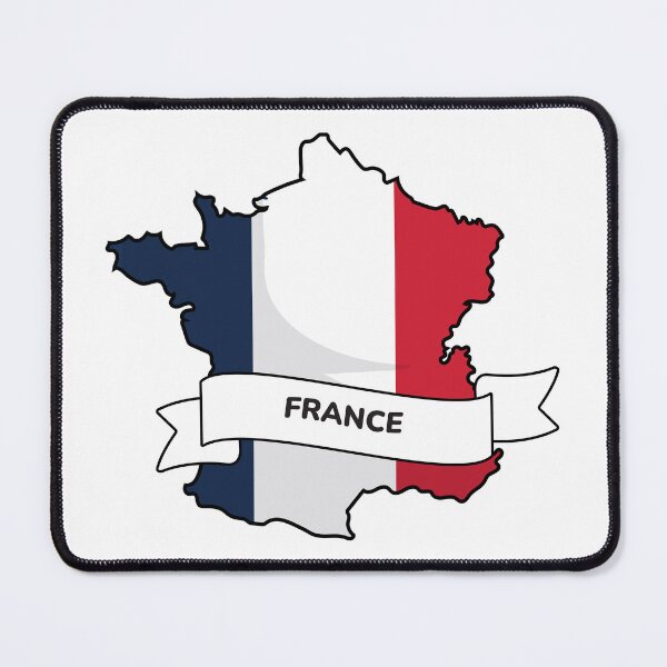 Item preview, France Map Flag Silhouette Graphic designed and sold by Travel.Art.