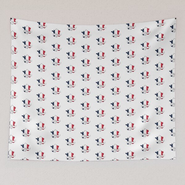Item preview, France Map Flag Silhouette Graphic designed and sold by Travel.Art.
