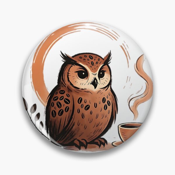 Item preview, The Wisdom Of The Bean - Sacred Coffee Owl Spiritual Coffee Design designed and sold by Iceyfun.