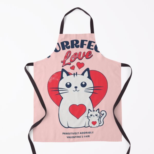 Item preview, Purrfect Love - Cute Retro Cat Mother and Kitten Valentine Art designed and sold by GenZFashion000.