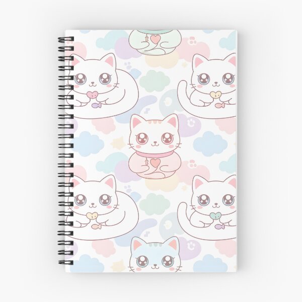 Item preview, Cute Kawaii Cats Meditation Pattern Throw Blanket designed and sold by FestivityFinds.