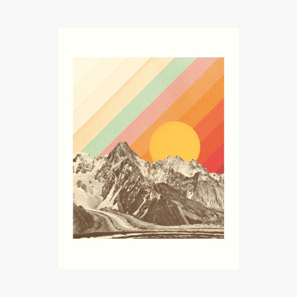 Mountainscape #1 Art Print