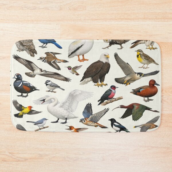 Item preview, Native Birds of Idaho Retro Style Identification Chart designed and sold by kakarikihill.