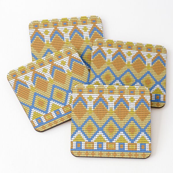 Item preview, Retro Geometric Fair Isle Knit Sweater Pattern designed and sold by Aumpuk.