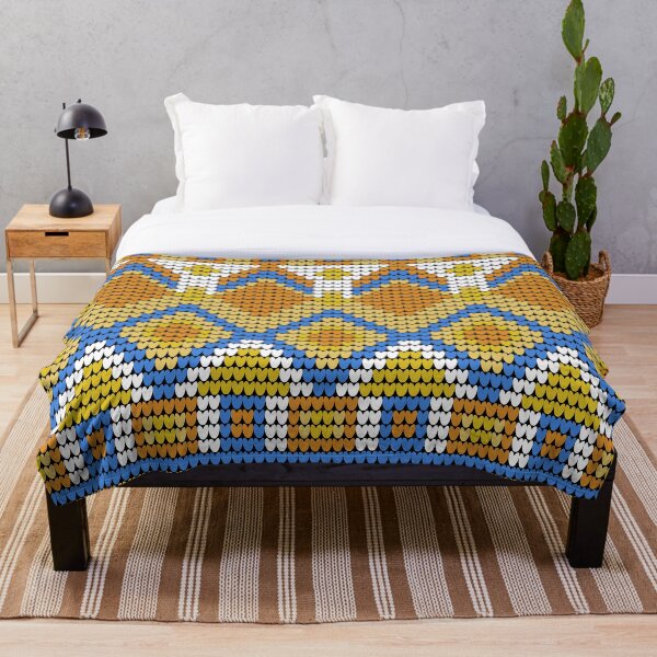Item preview, Retro Geometric Fair Isle Knit Sweater Pattern designed and sold by Aumpuk.
