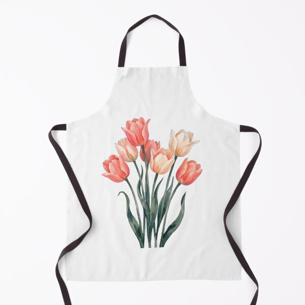 Item preview, Tulip Print Navy Blue | Coral Peach Floral Wall Art | Moody Botanical | Spring Tulips | Digital Download | 3 High-Res Files designed and sold by laughingshirts.