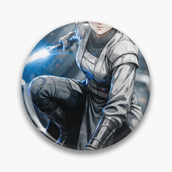 Item preview, Futuristic Space Warrior with Blue Sword designed and sold by KeirLeland.