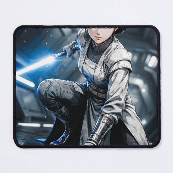 Item preview, Futuristic Space Warrior with Blue Sword designed and sold by KeirLeland.